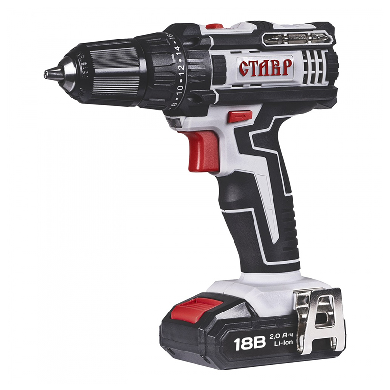 Дрель-шуруповерт аккумуляторная СТАВР ДА-18Л