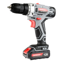 Дрель-шуруповерт аккумуляторная ПОБЕДА ДА-12/2 Ли (кейс) Дрель-шуруповерт аккумуляторная ПОБЕДА ДА-12/2 Ли (кейс)