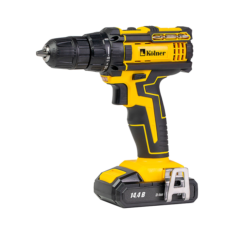 Аккумуляторная дрель-шуруповерт KOLNER KCD 14,4/2L