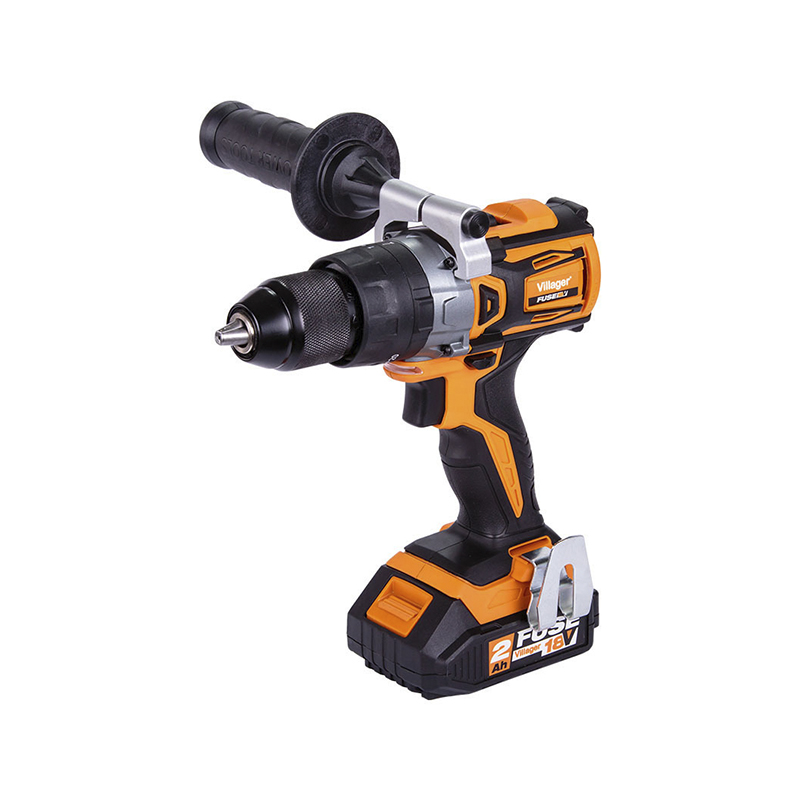Шуруповерт аккумуляторный Villager VLN 5120-2BCB / Бесщеточная дрель с 2 акб 60 Нм. 500-1800 об/мин Шуруповерт аккумуляторный Villager VLN 5120-2BCB / Бесщеточная дрель с 2 акб 60 Нм. 500-1800 об/мин