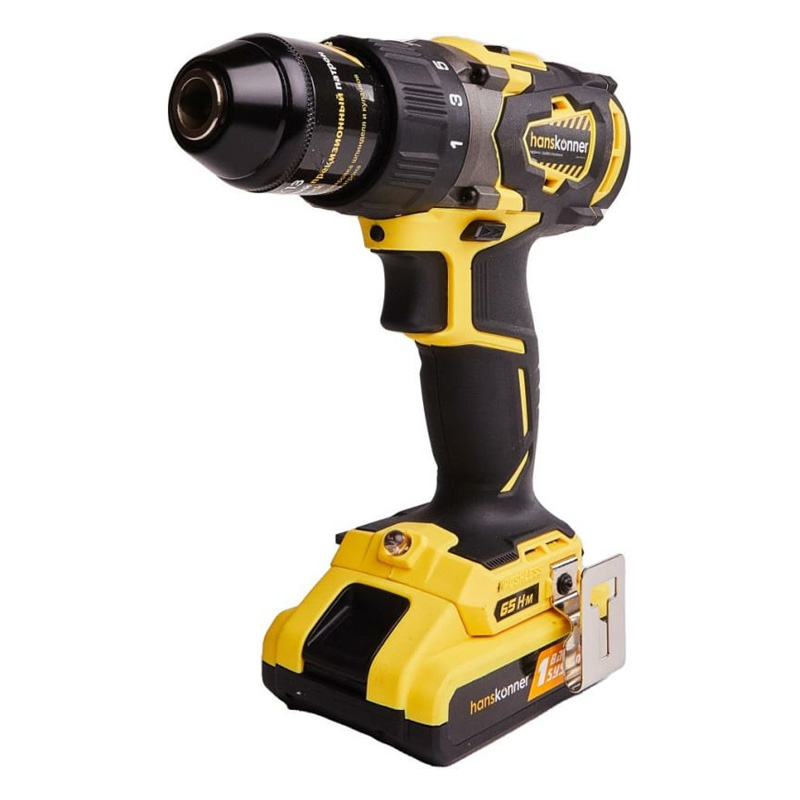 Аккумуляторный шуруповерт Hanskonner HCD1865BL Unibattery