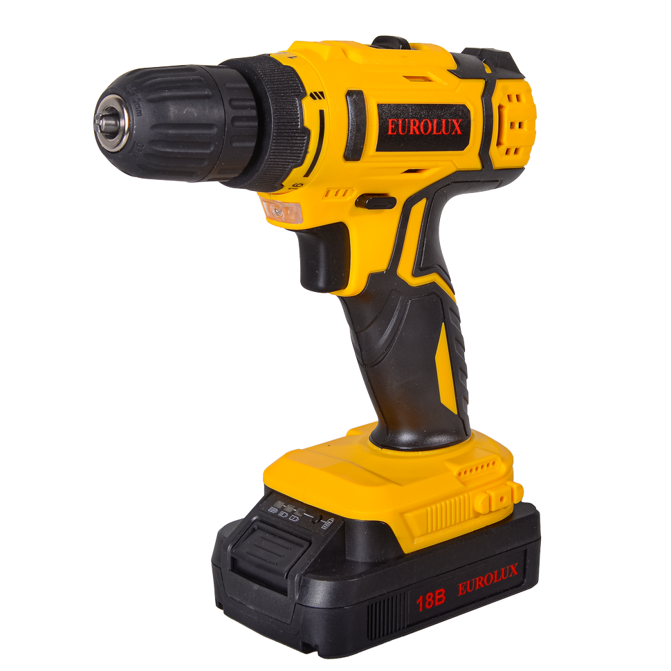 Дрель-шуруповерт аккумуляторная Eurolux ДА-18/2Li