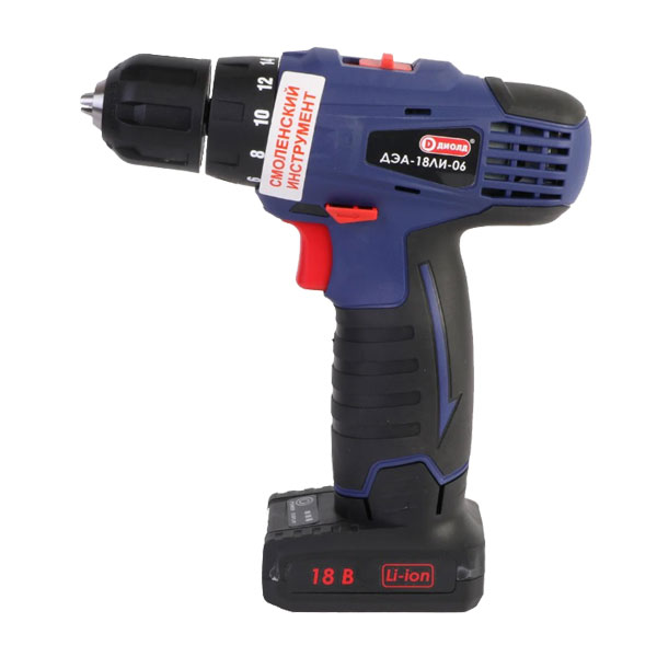 Дрель-шуруповерт аккумуляторная ДИОЛД ДЭА-18ЛИ-06 Дрель-шуруповерт аккумуляторная ДИОЛД ДЭА-18ЛИ-06
