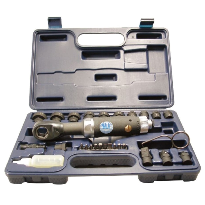 Гайковерт пневматический Sumake ST-5510K (с набором сквозных головок)