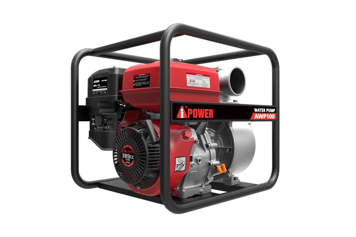 Бензиновая мотопомпа для чистой воды A-iPower AWP100